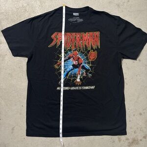 Marvel Black Spider-Man Web Graphic Tee